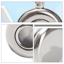 5oz Round Hip Flask Portable Stainless Steel Liquor Whiskey Wine Alcohol Cap