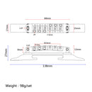 1 Set Rosewood 6 Strings Jazz Guitar Bridge with Roller Saddle Musical