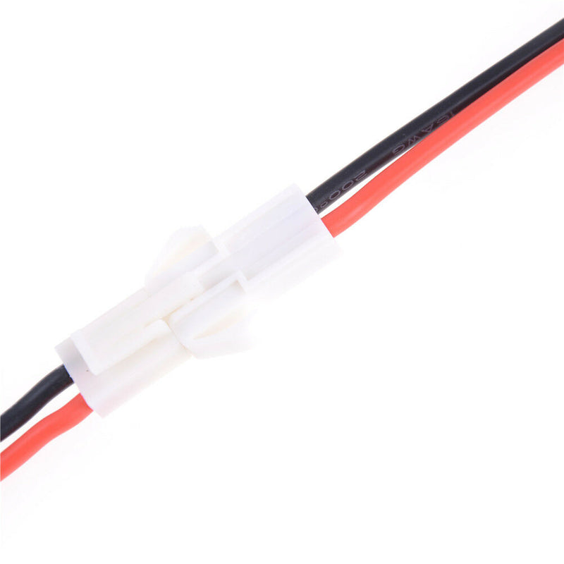 1pair Mini Tamiya Connector Male & Female 2pin Battery wire 16AWG ÃŽÂ¸sTECA
