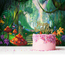 Background Cloth Plant Theme Backdrop Home Decor Tablecloth Photography Props