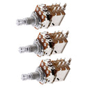 3Pc A500K Push Pull Control Pot Potentiometer Volume Tone Switch for Electric