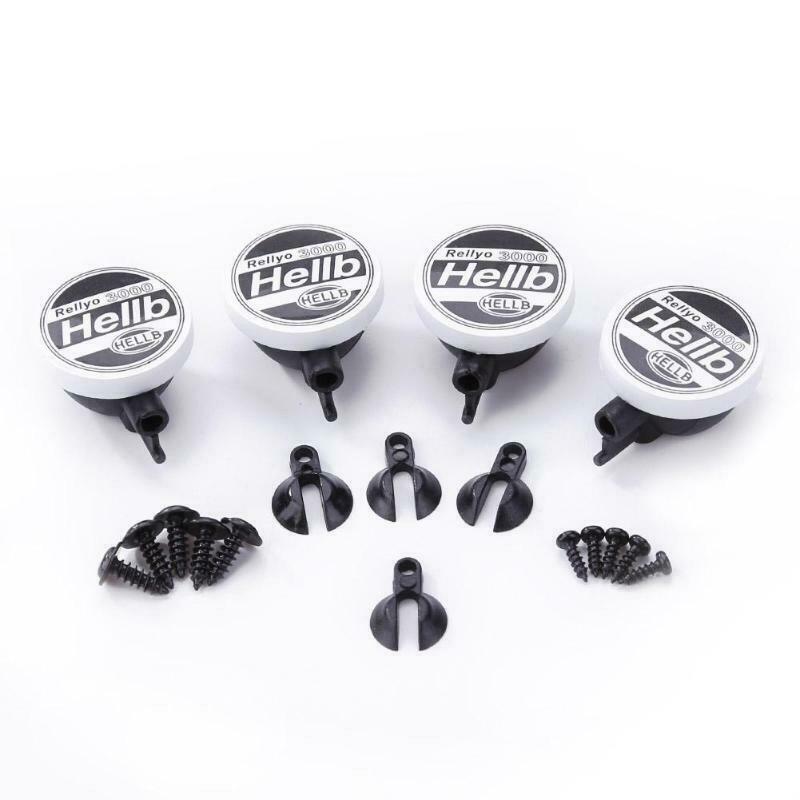 RC Car 4 Round LED Light Cover for 1:10 RC Crawler for Traxxas TRX-4 Axial  G1E9