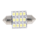 10 Order Bulbs torpedo Lights 12 LED SMD White 31MM
