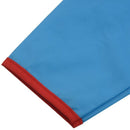 Waterproof feeding of Bib gown with long sleeves for baby toddler blue Z7V8