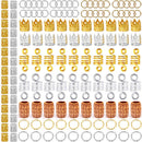 140pcs Hair Braid Dreadlock Beads Braiding Hair Extension Accessories Fashi3C