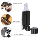 49Pcs Guitar Accessories Guitar Strings Capo Tuner Bone Bridge Picks Holder