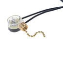 2X Convenient Ceiling Fan Light Replacement Retro Pull Chain Switch  r JR