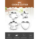 Religion Christian Baptism Fancy Cross Biscuit Fondant Stainless Steel CuttSEAU
