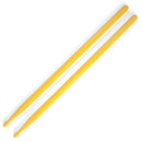 1 Pair Drumsticks Nylon Drum Sticks Instruments Drum Accessories (Yellow)