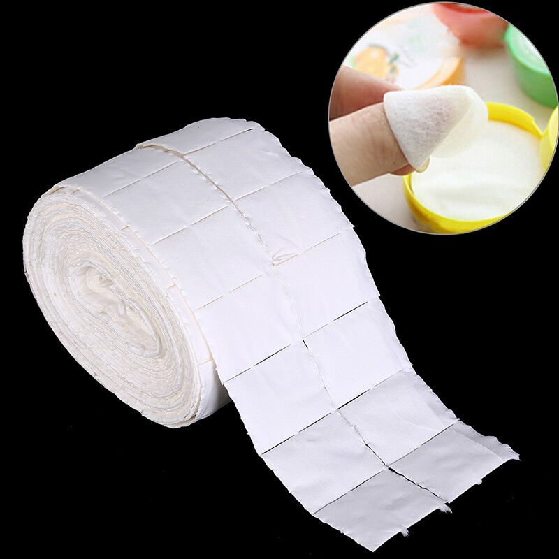 500X Wipe Nail Polish Gel Remover Paper Cotton Pads Roll Nail Art Cleaner Too Gw