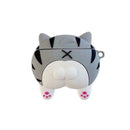 Cute Kitten Pattern Case Silicone Protective Cover for Airpods 1/2 Charging Box
