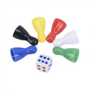 6Pcs Plastic Chess Dice Set for Card Games for Kids  Birthday Gift Accessorie Gw