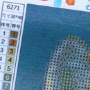 DIY 5D Diamond Rhinestone Embroidery Wolf Painting Cross Stitch Kit Home De K8T1