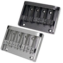 5 Strings Saddle Bridge Fixed Tailpiece for Electric Guitar Bass Strings Mu