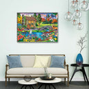 Hut 5D Full Round Diamond Painting DIY Cross Stitch Embroidery (LD385)