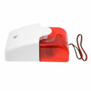 Mini 12 Volt Security Alarm Siren Red Light Replacement U2Q9