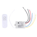 Wireless ON/OFF 3 Ways 220V Lamp Remote Control Switch Receiver Transmitter A