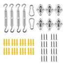 Shade Sail Hardware Kit For Triple-cornered Sail/Rectangle Sail Installatio