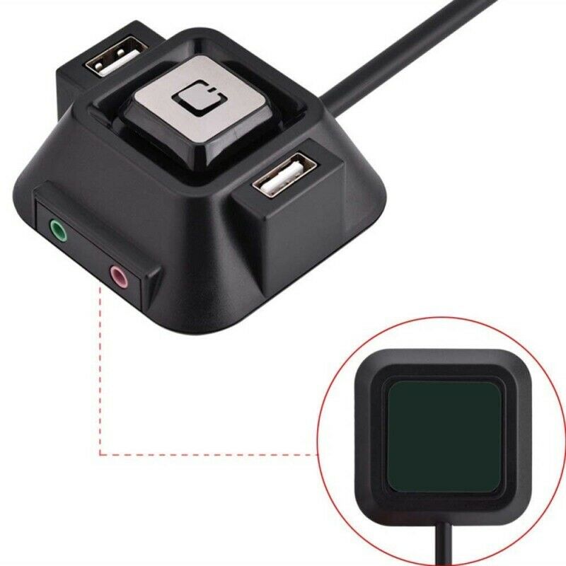 1.2 m PC Desktop Computer Case Power Supply on/off USB Reset HDD Button Switch