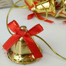 10x Metal Golden Small Bell Trumpet Bells For Christmas Decor Tree S5Z2 Fav H4S5