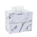 2x PU Leather Tissue Box Case Cover Paper Napkin Holder Home Office Decor