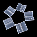 5X 18650 CR123A 16340 Hard Plastic Transparent Battery Case Box Holder Storag Ew