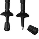 2pcs Rubber Tip End Cap Hammers Hiking Stick Trekking Pole P8Q8
