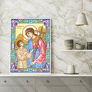 5D DIY Special Shaped Diamond Painting Religious Embroidery Kit Home Decor