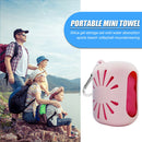 Quick Drying Towel Microfiber Outdoor Cold Sensation Sports Towel (Pink)
