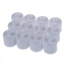 Set of 12 LED Flickering Candles Flameless Tea Light Battery Operated Flick