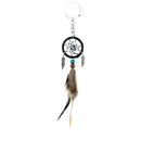 Mini Dreamcatcher Car Pendant Windbell Feather Decoration Keyring Adornment