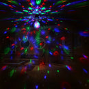 1pc E27 6W Double-Headed LED Ball Stage RGB Light Bulb Rotating Lamp Party Disco