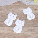 3pcs Self Adhesive Wall Decor Hooks Cute Cat Door Racks Hanger Towel Holder