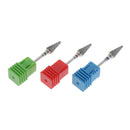 Tungsten Steel Nail Drill Bits - 3/32'' (2.35mm) Professional Emery Nail Drill