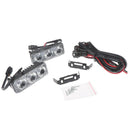 2X 3 LED White High Power Car DRL Daytime Running Light Fog Lamp Universal 3 Kw