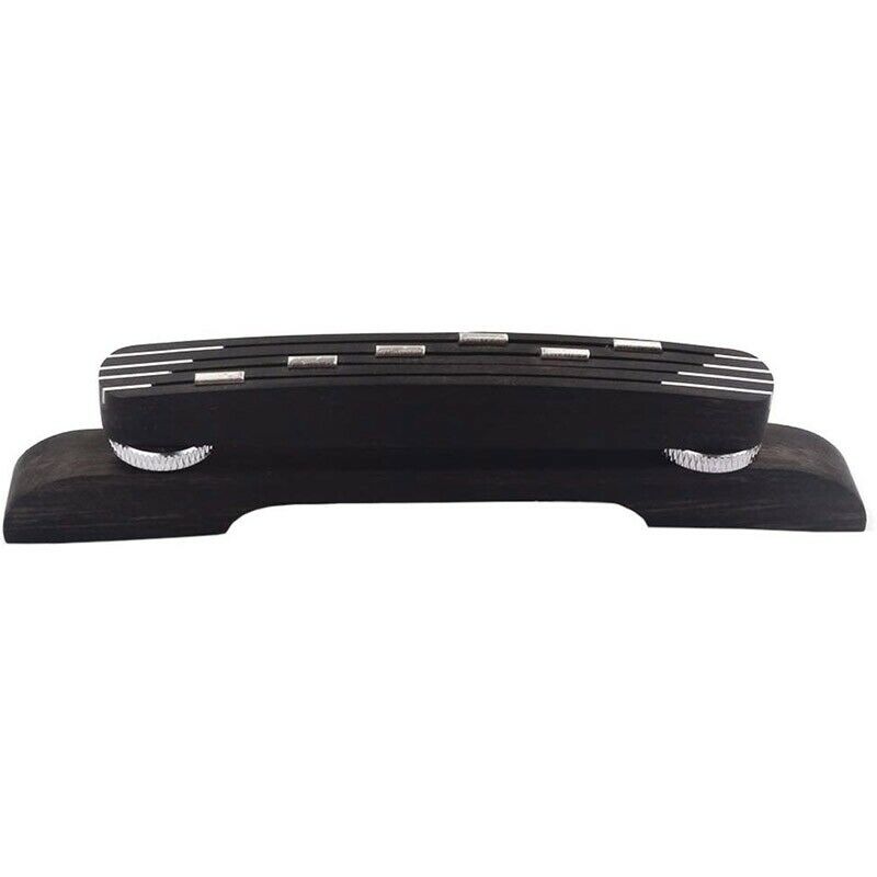 Guitar Parts Ebony Bridge Adjustable Height for Jazz Guitar Accessories