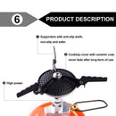 Apg Portable Folding Mini Camping Stove Outdoor Cookware 70G 2300W Pocket P P6B9