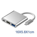Type-C Aluminum 4k HD 3IN1 Usb C Type C to Hdmi Converter Cable for Pro MacBook