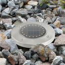 20LED Solar Buried Lamp Spike Waterproof Outdoor Garden Ground Light (1pc) A
