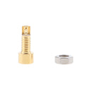 Female Socket MMCX Pure Copper Earphone Case Change Plug Connectors Screws