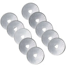 10Pcs 45Mm Rotary Cutter Refill Blades Patchwork Fabric Leather Craft Steel