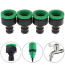 4pcs Hose Quick Connector Tap Adapter Faucet Garden Irrigation Systems Car Wa_