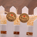 500 thank you stickers mini diy craft red heart round gift lable wedding favour-