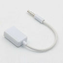 3.5mm male aux audio plug jack to usb 2.0 female converter cord cable car mp3 BX