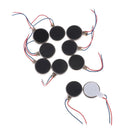 10x Coin Flat Vibrating Micro Motor DC 3V Fit For Pager and Cell Phone Mobile M!