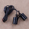 2pcs Universal Angel Wing LED Projector Motorcycle Lamp Shadow Welcome Light