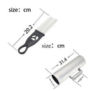 Stainless Steel Guiro with Scraper Percussion Instrument Musical Training TooJC_