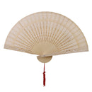 Foldable Sandalwood Handheld Fan Summer Outdoor Decoration Party Accs Favors