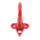 Aluminum Motorcycle Holder Carry Helmet Bag Bottle Hanger Hook Red