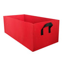 2PIECE Aeration Fabric Grow Bags Planting Container Garden Plant Pots 60x30x20cm